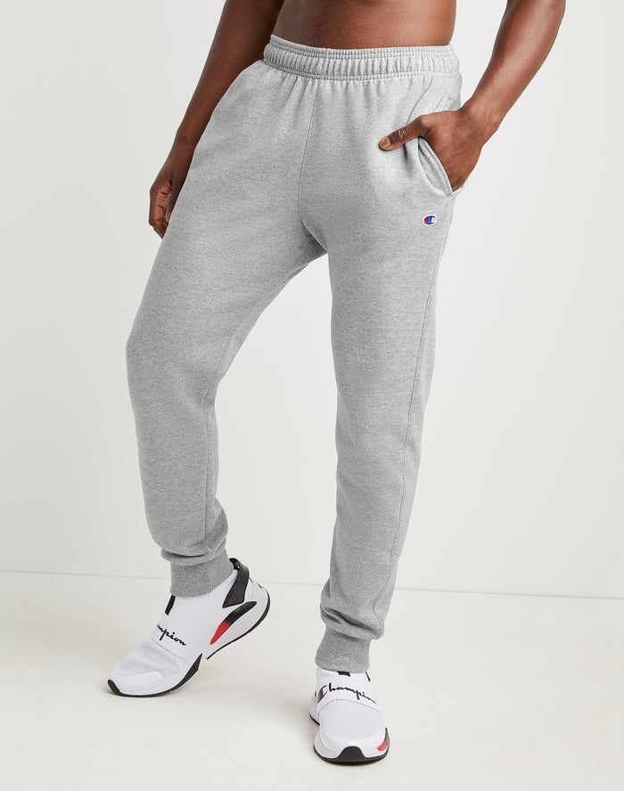 Champion Joggingbroek Heren - Grijs - Powerblend Fleece ( 130725-GRD )